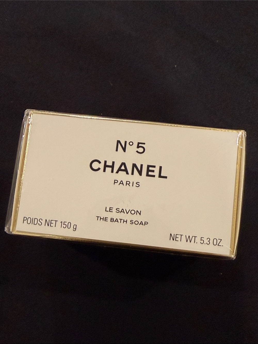 CHANEL N°5 Le Savon Bar Soap - Cream & Gold Accents